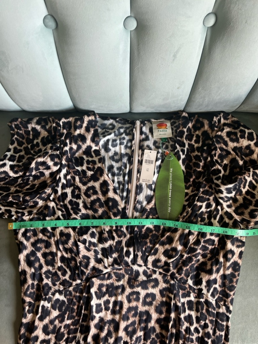 Farm Rio Leopard Midi Dress - Picture 12 of 12